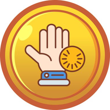 El vektör illüstrasyonlu para