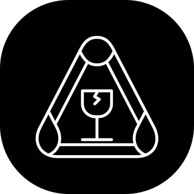 Bir bardak suyun vektör çizimi