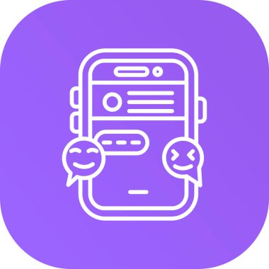 Sohbet ileti simgesi ana hat biçimi