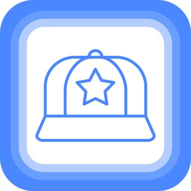 Bir yıldız simgesinin vektör illüstrasyonu