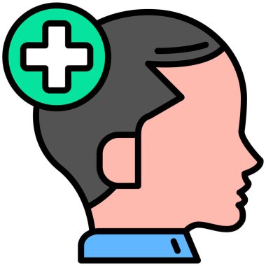 Tıbbi sağlık vektörü ikonu resimleme tasarımı