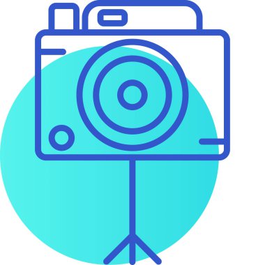 Kamera simgesi. Basit resimleme