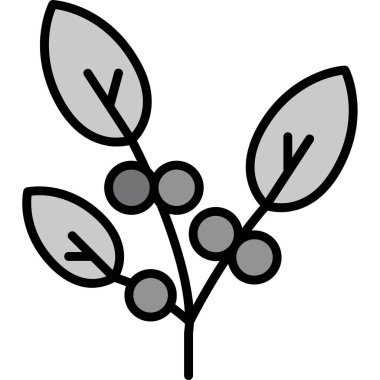 Çiçek. Web simgesi basit illüstrasyon