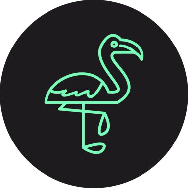 Eşsiz Kuş Vektör Satırı Simgesi