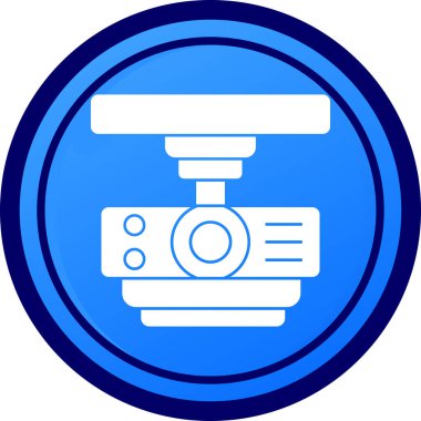 Kamera. Web simgesi basit illüstrasyon