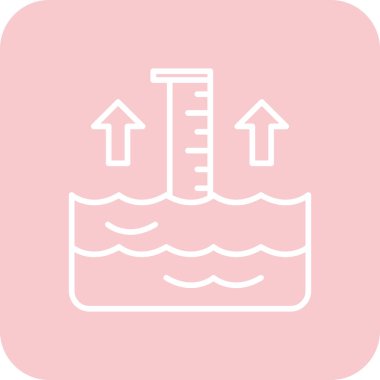 Vektör su damla simgesi