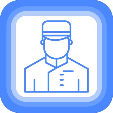 polis simgesi vektör illüstrasyonu