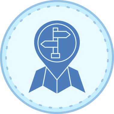 Bir insan simgesinin vektör illüstrasyonu