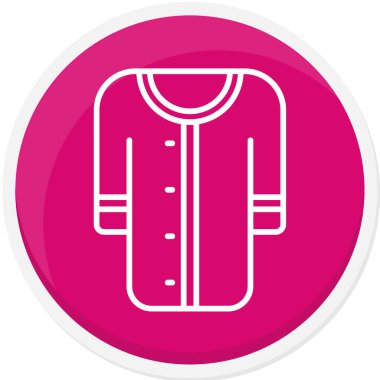 Gömlek. Web simgesi basit illüstrasyon