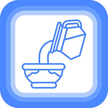 yiyecek ve içecekler web simgesi, vektör illüstrasyonu