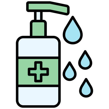 Dezenfektan simgesi, taslak biçimi