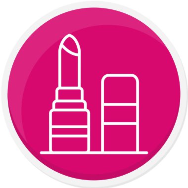 Güzellik ve moda simgelerinin vektör çizimi