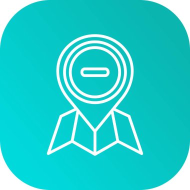 Bir bayrak simgesinin vektör illüstrasyonu.