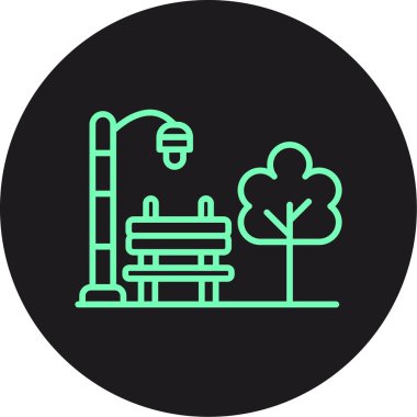 Modern bitki simgesinin vektör illüstrasyonu