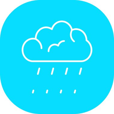 Soyut arkaplanda bulut simgesi izole edildi