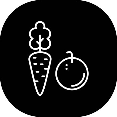 vektör besin simgesi illüstrasyonu