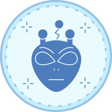 Şirin bir simgenin vektör illüstrasyonu