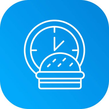 Alarm saat simgesi modayla izole edilmiş arkaplan