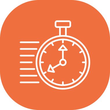 Saat simgesi vektör illüstrasyonu