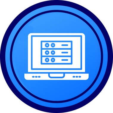 Bilgisayarın vektör illüstrasyonu