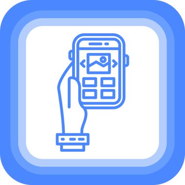 Vektör Mobil simge illüstrasyonu