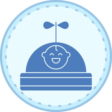 bebek ikonu vektör illüstrasyonu