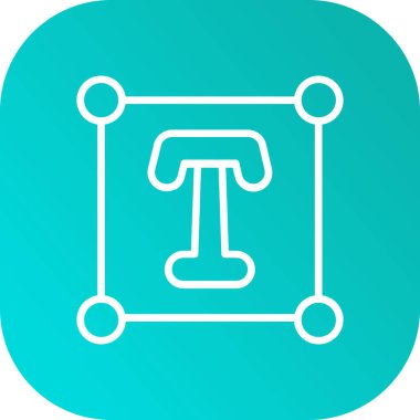 Çizgi çizgisi tahta masa simgesi beyaz arkaplanda izole edildi. Renkli taslak konsepti. vektör.