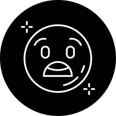 Tasarımınız için emoji simgesi, vektör illüstrasyonu