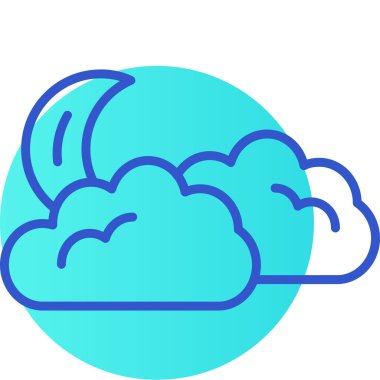 Bulut. Web simgesi basit illüstrasyon