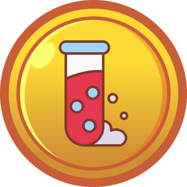 Şişesi simgesi, karikatür tarzı