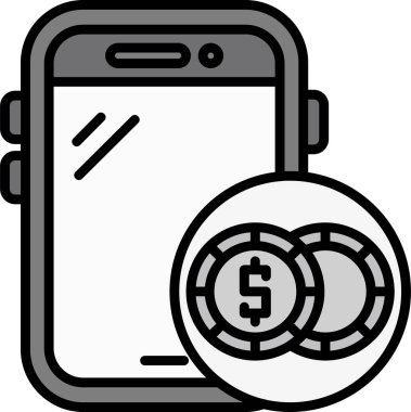 Para dolar para simgesi - taslak biçimi