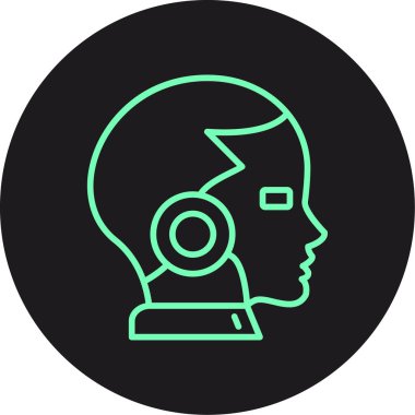 vektör kulaklık simgesi çizimi