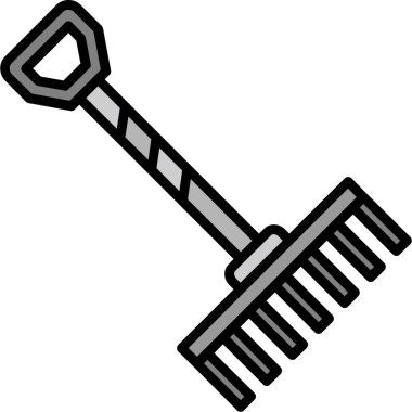 Fırça simgesi vektör illüstrasyonu