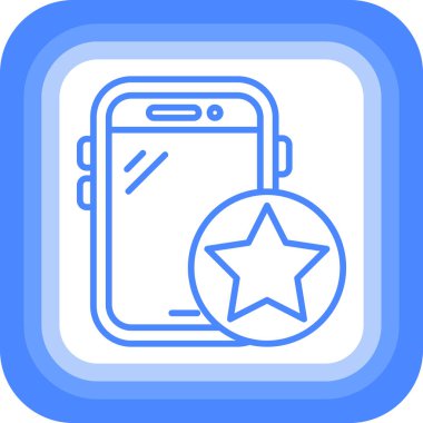 mobil simge tasarımı vektör çizimi