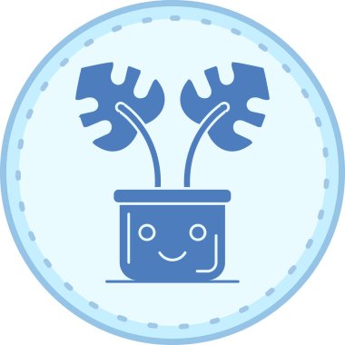 Kaktüs. Web simgesi basit illüstrasyon