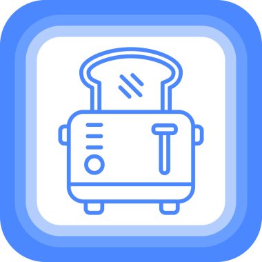 Yemek pişirmek. Web simgesi basit illüstrasyon