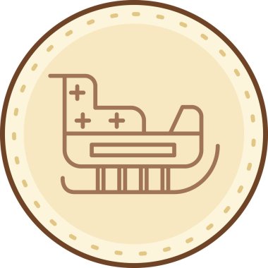 Hastane. Web simgesi basit illüstrasyon