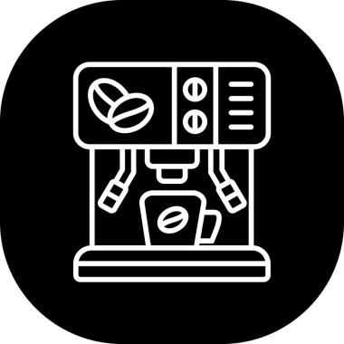 Bir robot simgesinin vektör illüstrasyonu