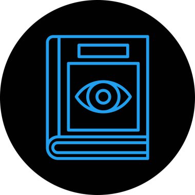 Göz simgesi vektör illüstrasyonu