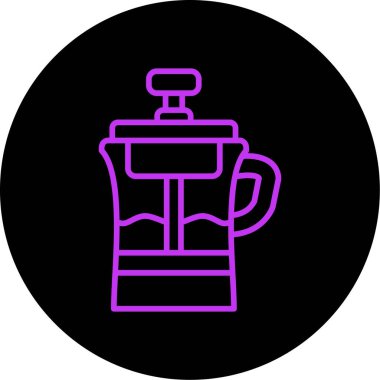 Vektör Kahve Simgesi illüstrasyonu