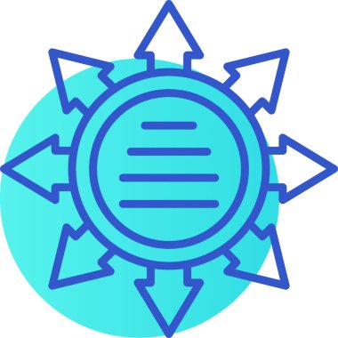 Mavi arkaplanın vektör illüstrasyonu