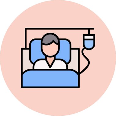 Hastane. Web simgesi basit tasarım