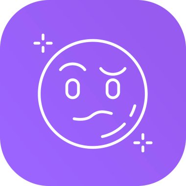 Soyut arkaplanda izole edilmiş emoji simgesi