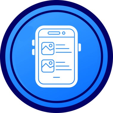 cep telefonu ikonu vektör illüstrasyonu