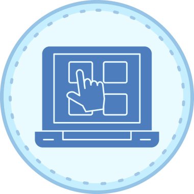 el imleç simgesi vektör illüstrasyonu