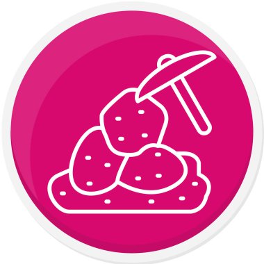 Modern simgenin vektör illüstrasyonu