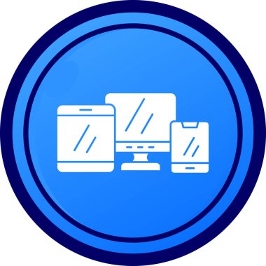 Akıllı telefon. Web simgesi basit tasarım