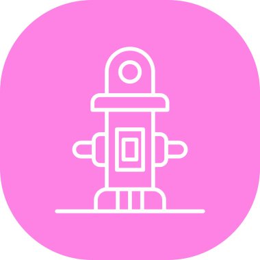 Bir robot simgesinin vektör illüstrasyonu