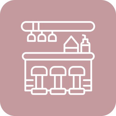 Yapı ve yapı simgelerinin vektör illüstrasyonu