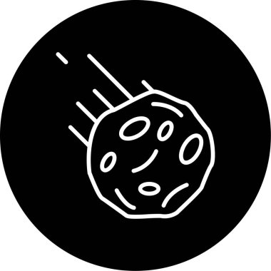 Bir kedinin şirin bir simgesinin vektör çizimi